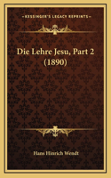 Die Lehre Jesu, Part 2 (1890)