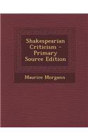 Shakespearian Criticism