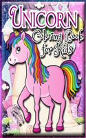 Unicorn Coloring Book for kids ages 4-8