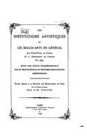 Les institutions artistiques et les beaux-arts en général aux États-Unis