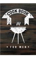 Cook Book for Men: Blank Recipe Cookbook Journal V1