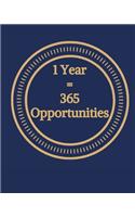 1 Year = 365 Opportunities