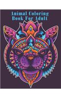 Animal Coloring Book For Adult