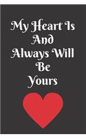 my heart is and always will be yours
