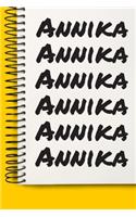 Name Annika A beautiful personalized