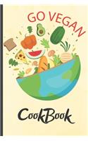 Funny Blank Vegan Recipe Book - Go Vegan
