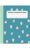 Cute Little Monster Primary Composition Book