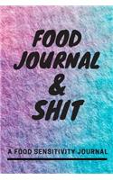 Food Journal and Shit: A 60 Day Guided Food and Fitness Journal Diary Log Notebook to document and record food sensitivity, intolerance and allergy symptoms and exercise f