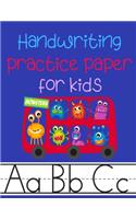 Handwriting Practice Paper for Kids