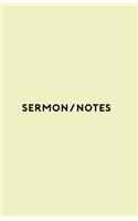 Sermon Notes