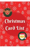 Christmas Card List: A Ten-Year Address Book & Tracker for Holiday Card Mailings, Christmas Wish List, Christmas gift Tracker (Christmas Card Organizer)