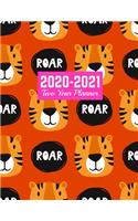 2020-2021 Two Year Planner: Cute 2-Year Monthly and Weekly Planner Calendar Schedule Organizer January 2020 to December 2021 (24 Months) - Art Cover 00023189