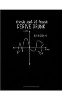 Friends Don't Let Friends Derive Drunk: Unruled Composition Book(791 Unruled Composition Book)