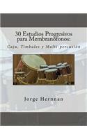 30 Estudios Progresivos para Membranofonos