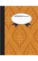 Composition Notebook, 8.5 x 11, 110 pages: Theppanom Style 3: (School Notebooks)