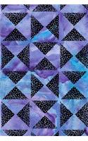 Bullet Journal Notebook Triangles with Dots Pattern 3