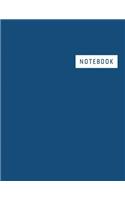 Notebook: Blank Notebook 100 Pages, Unlined Notebook Journal, Large (8.5 X 11 Inches)