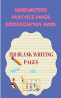 Handwriting Practice Paper Kindergarten Book