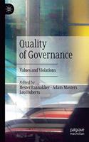 Quality of Governance