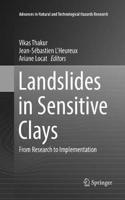 Landslides in Sensitive Clays