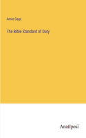 Bible Standard of Duty