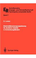 Elektrizitätsversorgungsplanung Für Ländliche Gebiete in Entwicklungsländern
