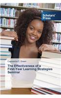 Effectiveness of a First-Year Learning Strategies Seminar