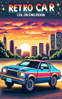 Retro Car Coloring book
