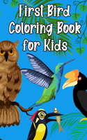 First Bird Coloring Book for Kids