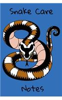Snake Care Notes