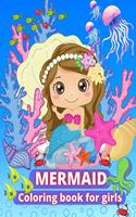 Mermaid Coloring Book for Girls