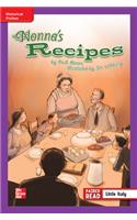 Reading Wonders Leveled Reader Nonna's Recipe: Ell Unit 6 Week 2 Grade 4