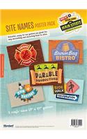Main St. Vbs Site Names Poster Pack: (Main Street Vbs)