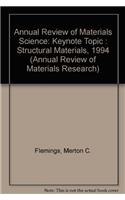 Annual Review of Materials Science: Keynote Topic v.24, 1994 (Annual Review of Materials Research)