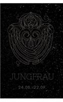 Jungfrau: Das Notizbuch für alle im Jungfrau geborenen Sternzeichen. Richtig viel Platz mit blanko 120 Seiten blanko Buch für deine Gedanken. Dieses Buch kann