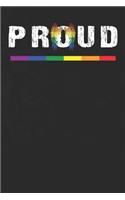 Proud: blank lined write in journal