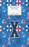 Primary Composition Notebook Grades K-2 Story Journal X