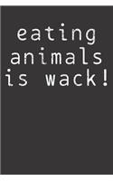 Animal Vegan Eat Notebook Journal