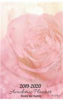 2019-2020 Academic Planner Weekly and Monthly Pink Roses