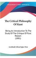 Critical Philosophy Of Kant