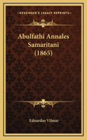 Abulfathi Annales Samaritani (1865)