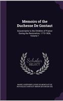 Memoirs of the Duchesse De Gontaut