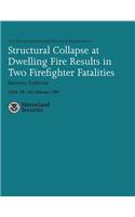 Structural Collapse at Dwelling Fire Results in Two Firefighter Fatalities