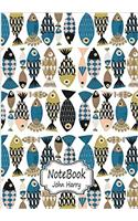 Fish Pattern: Notebook Journal Diary