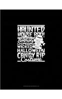 Haunted House Boo! Pumpkins Scream Trick or Treat Wicked Halloween Candy Rip Costume