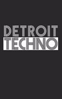 Detroit Techno: 6x9 Notebook ruled