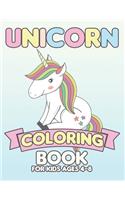 Unicorn Coloring Book for Kids Ages 4-8