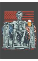 2020 Week To View Dated Planner Diary: Patriotic American Flag Lincoln Memorial 6x9 Inches Paperback