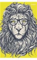 2020: Planner Weekly + Monthly View - Hipster Lion - 6x9 in - 2020 Calendar Organizer with Bonus Dotted Grid Pages + Inspirational Quotes + To-Do Lists