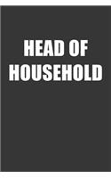 Head Of Household Notebook